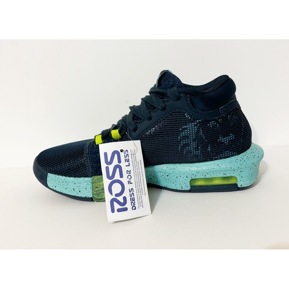 Nike LeBron Witness 8 Kids Sneakers, Armory Navy Green Frost, NEW Sz 4 - Picture 5 of 8